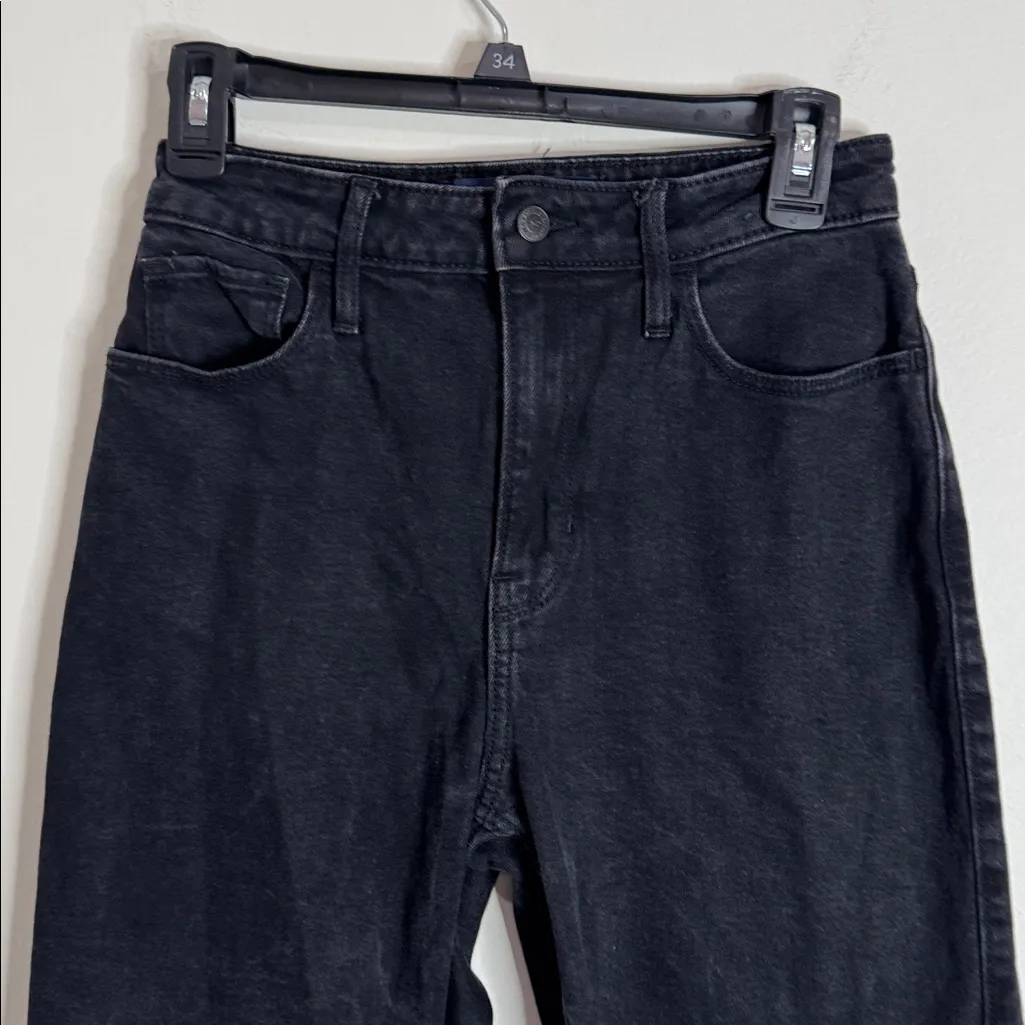 Hollister Ultra High-Rise Dad Jean Vintage Stretch in Washed Black size 26 - Image 3
