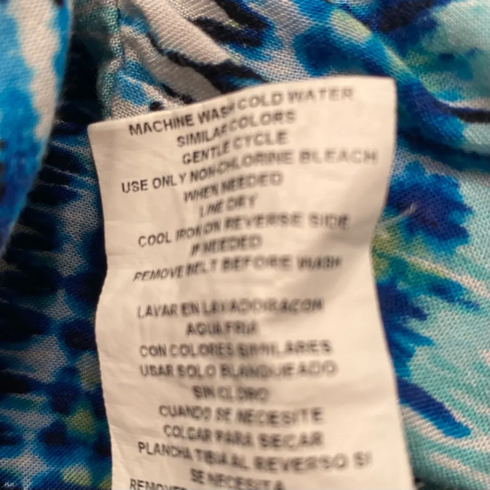 Speechless|| Blue/ green print maxi dress - Image 7