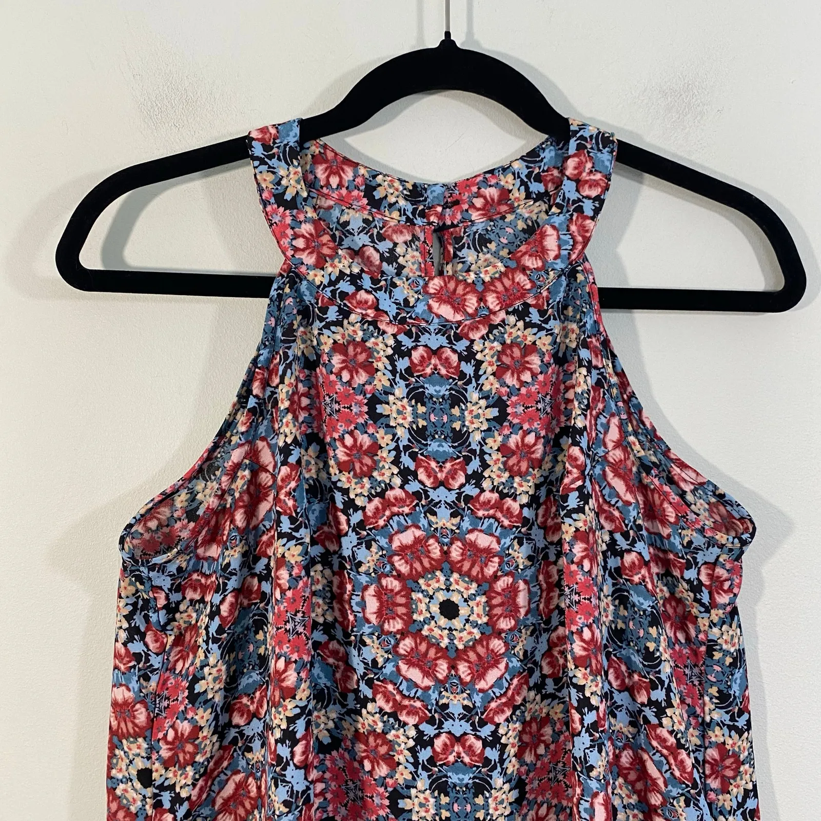 Women's Multicolor Kaleidoscope Graphics Sleeveless Tank Size L Size L - Image 3