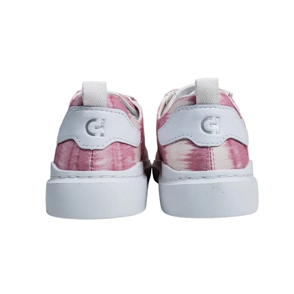 Cole Haan Womens 7 Grandpro Rally Canvas Court Sneaker in Pink Ikat NEW - Image 6