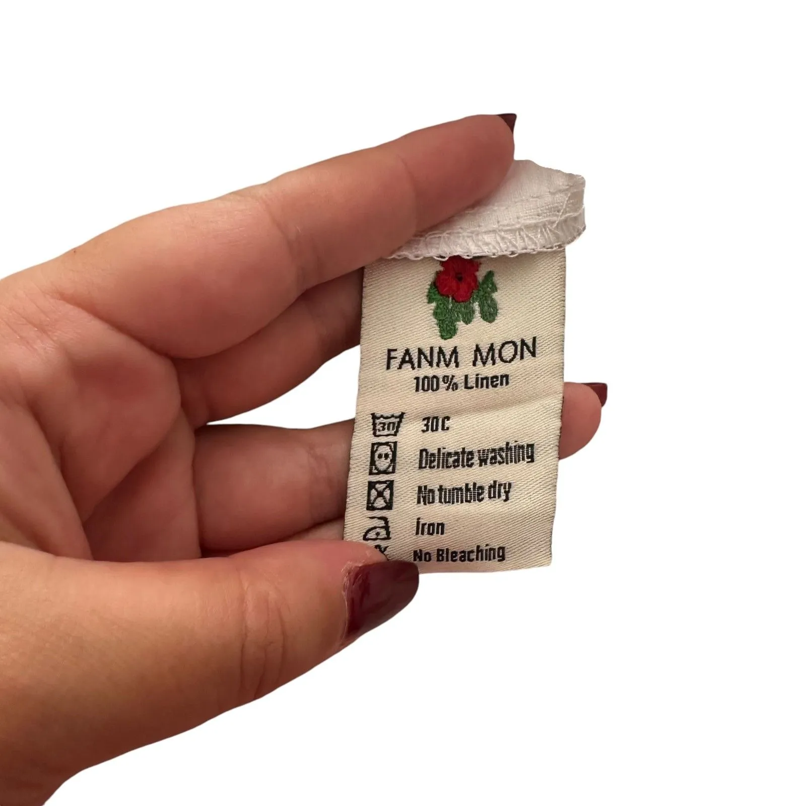 FANM MON Pamuk Embroidered Halter Maxi Dress XS‎ White - Image 8