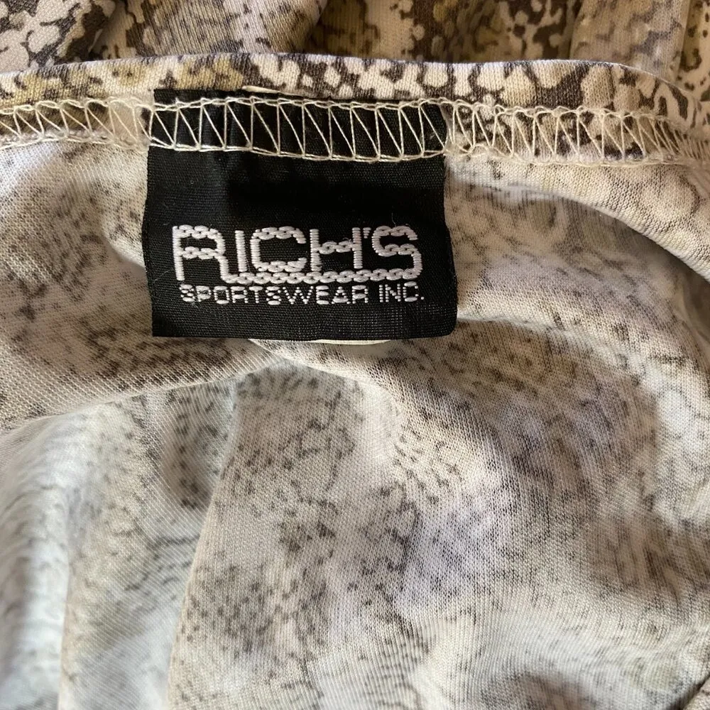 Rich's Sportswear Inc women's size small sleeveless tank style tunic tank dress Tan - Image 8