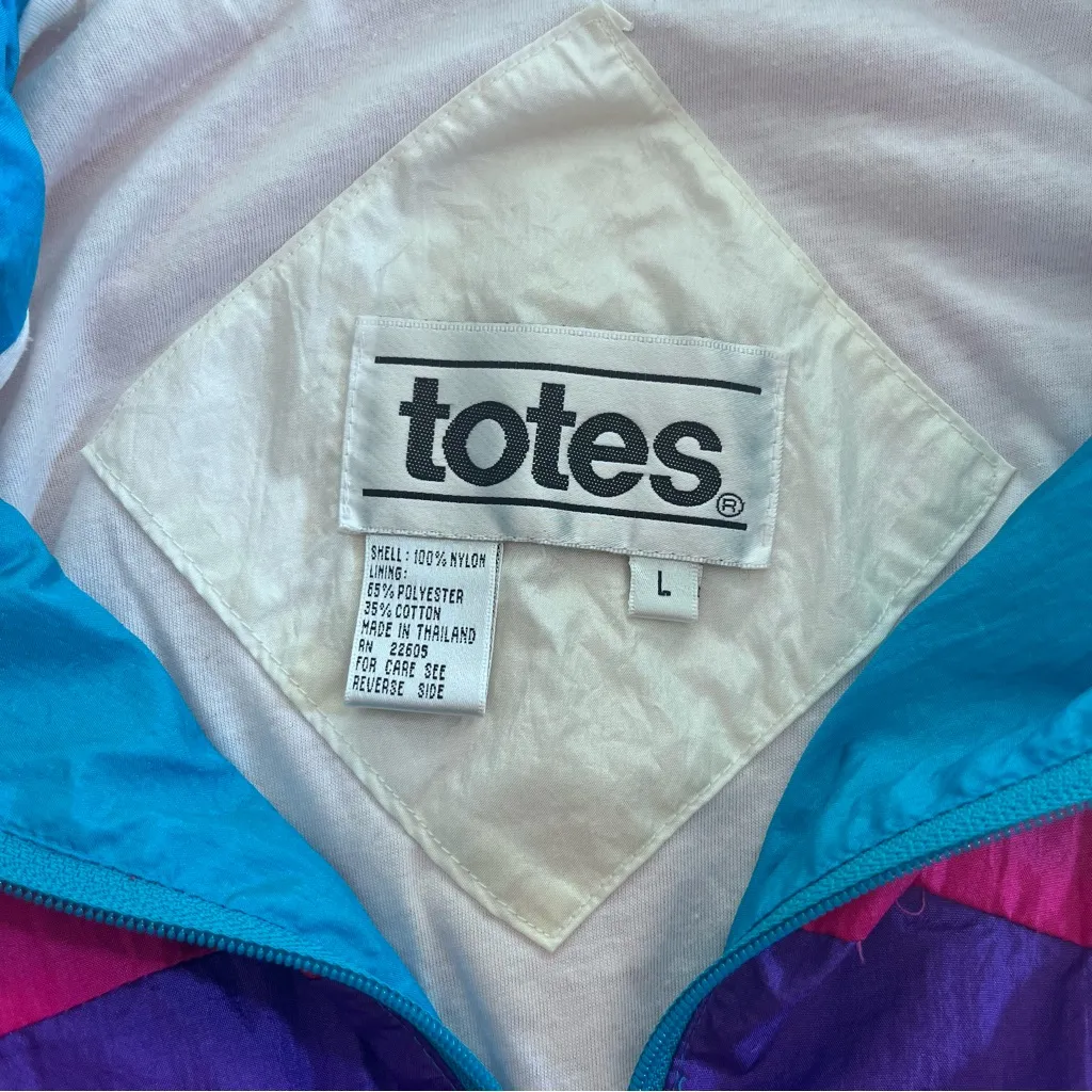 Totes Colorful Windbreaker Jacket - Image 5