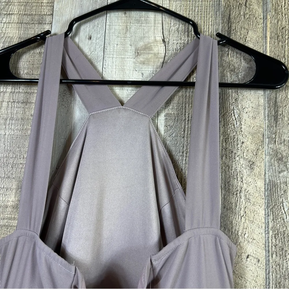 Lulu’s Small Air of Romance Taupe Maxi Flowing Dress - Image 12