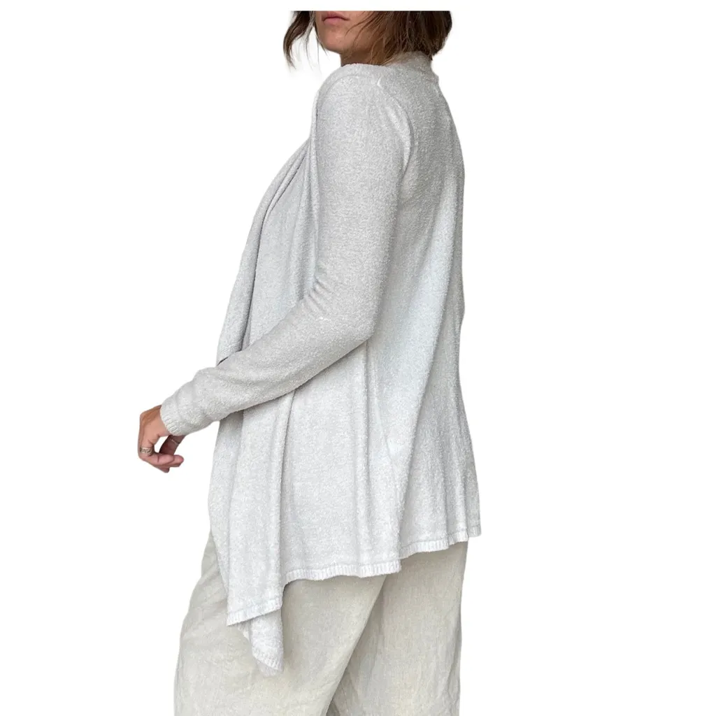 Barefoot Dreams Soft Cream Drape Cardigan - Image 2