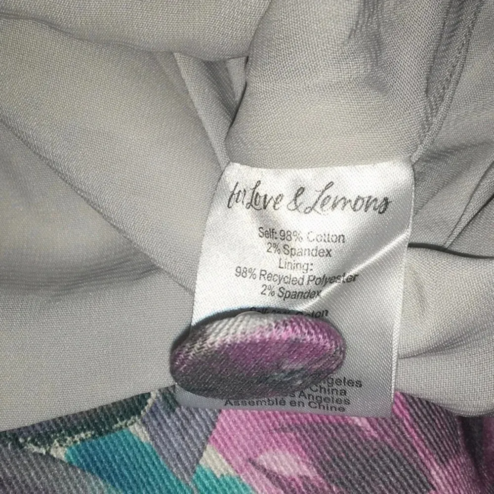 For Love & Lemons x Revolve Tamara Floral Vest Deep V Plunge Top NWT L - Image 6