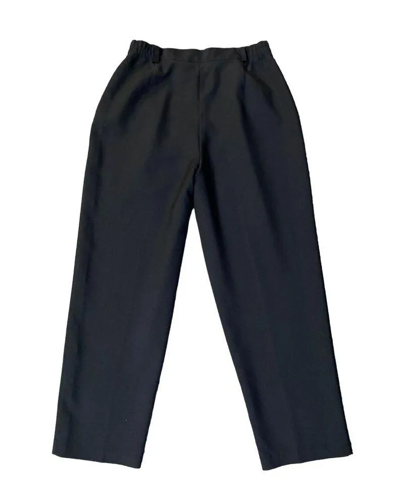 Vintage Kathie Lee Dress Pants Womens 14 Petites Used Black 14P - Image 4