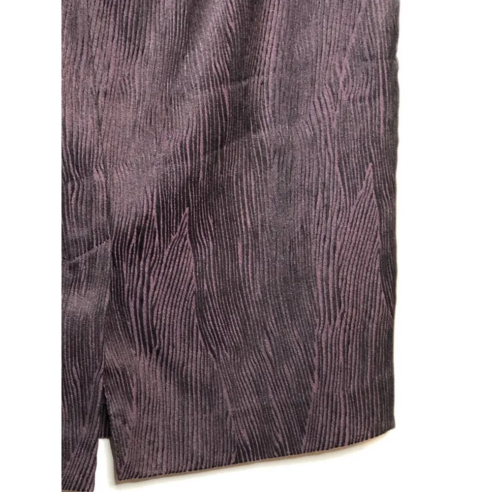 Calvin Klein Size 2 Pencil Skirt with Textured Raised Swirl Line Business Pencil - Image 100