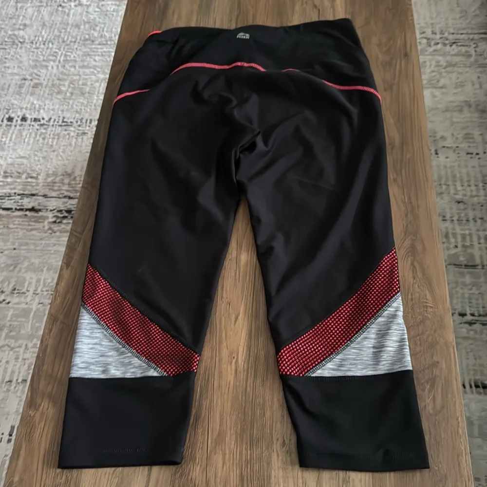 RBX Black and Red Athletic Leggings Size XL - Image 2