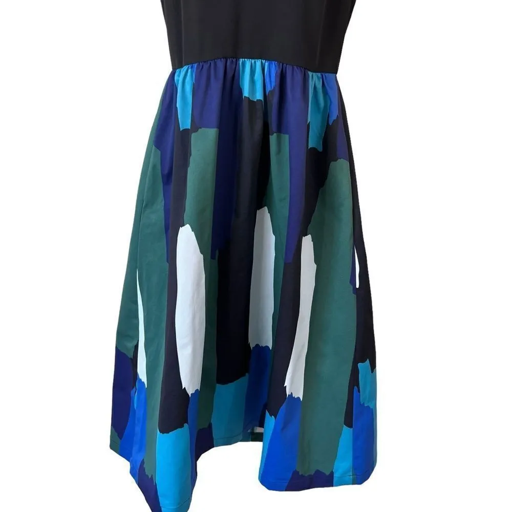 Crosby by Mollie Burch “Paintstroke Cool” Sleeveless Dress - Image 3