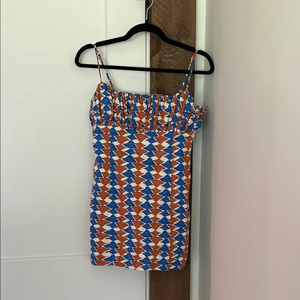 Anthropologie Vibrant Geometric Dress - Image 2