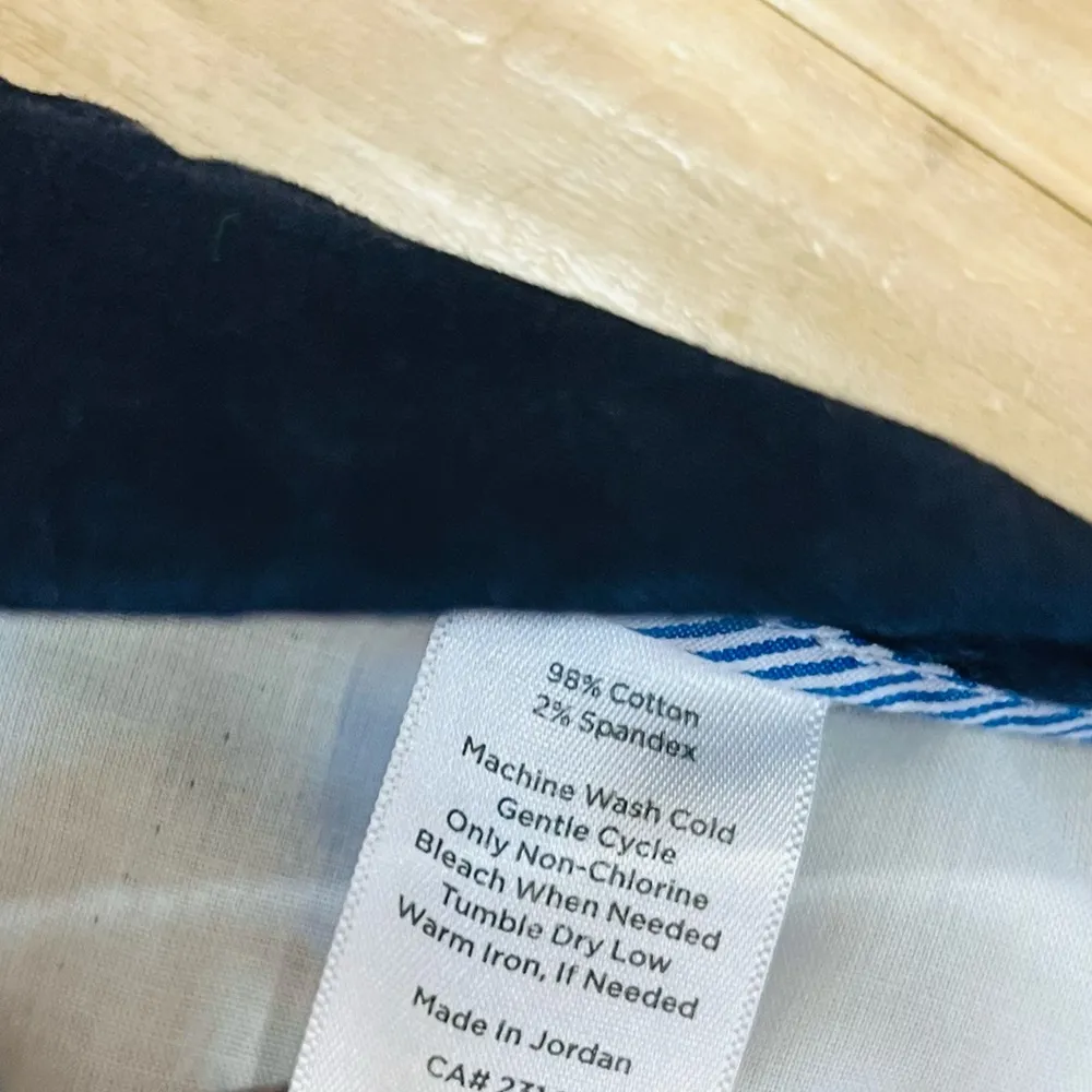 Talbots Relaxed Chino Short Size 16W Navy Blue plus - Image 5