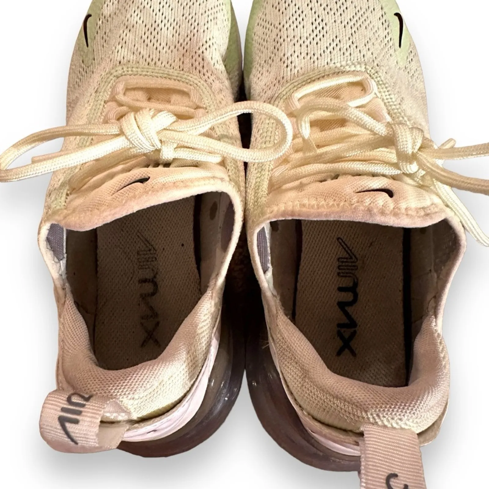 Nike W Air Max 270 Shoes Sneakers in Barely Volt / Black Summit White Sz 9.5‎ - Image 7