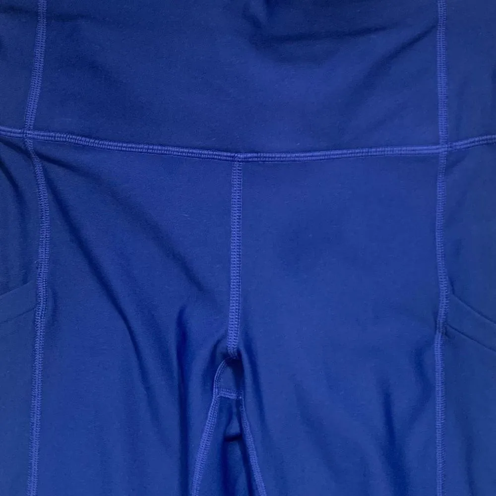 Fabeletics Workout Leggings Navy Blue High Heels Rise Activewear Pants - Image 5