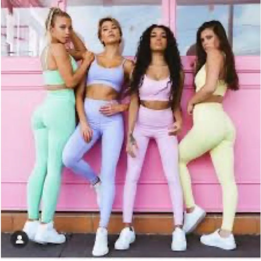 NWT Saski collection yellow sherbet leggings - Image 3