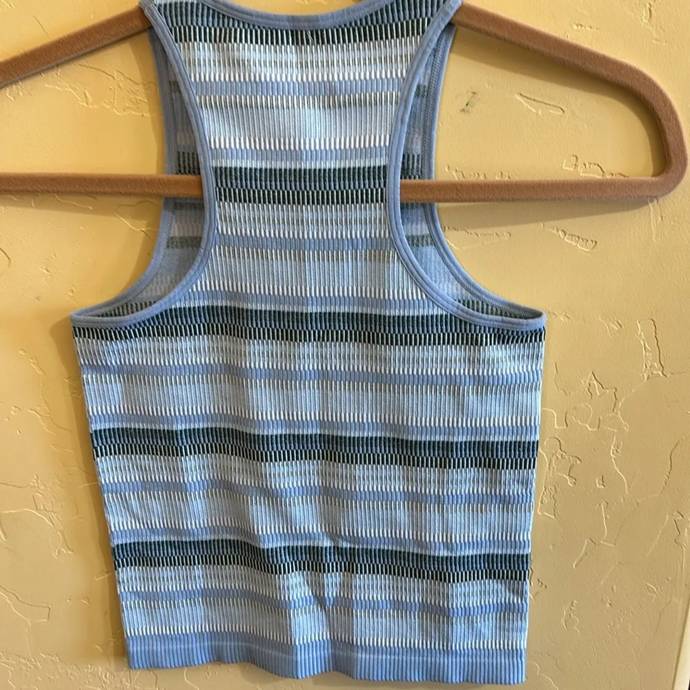 Just Polly Stripe Knit Tank Top - Image 2