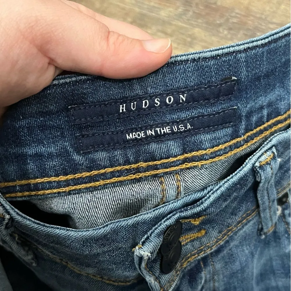 Hudson Made in the USA Denim Straight Leg Denim Sample Jeans Size 27 - Image 7