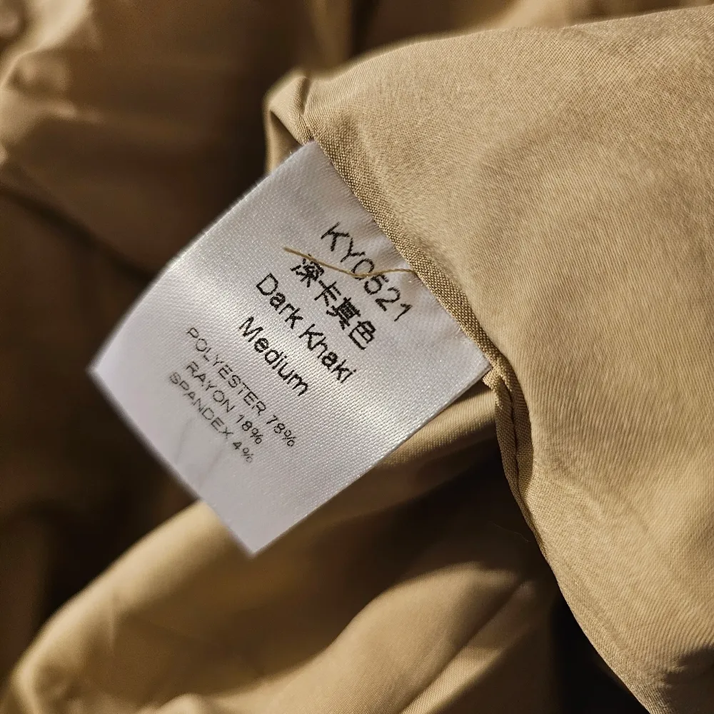 Cicybell Medium Khaki Sports Coat Blazer Tan - Image 9