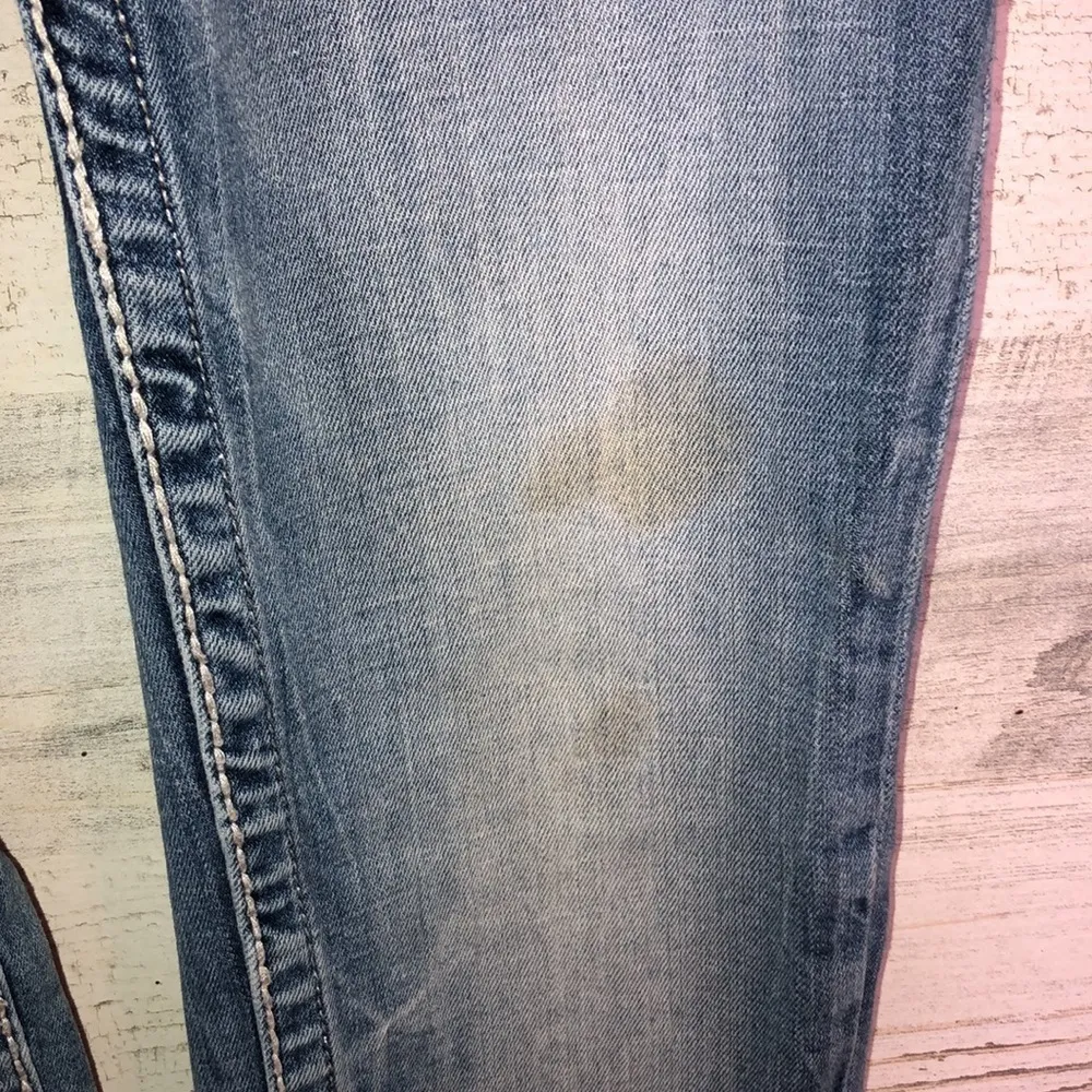 Vigoss the Chelsea skinny jeans light color rhinestone pockets bling siz…​ - Image 3