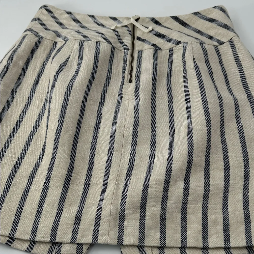 J. Crew Striped Midi Skirt in Navy and Cream - Image 9