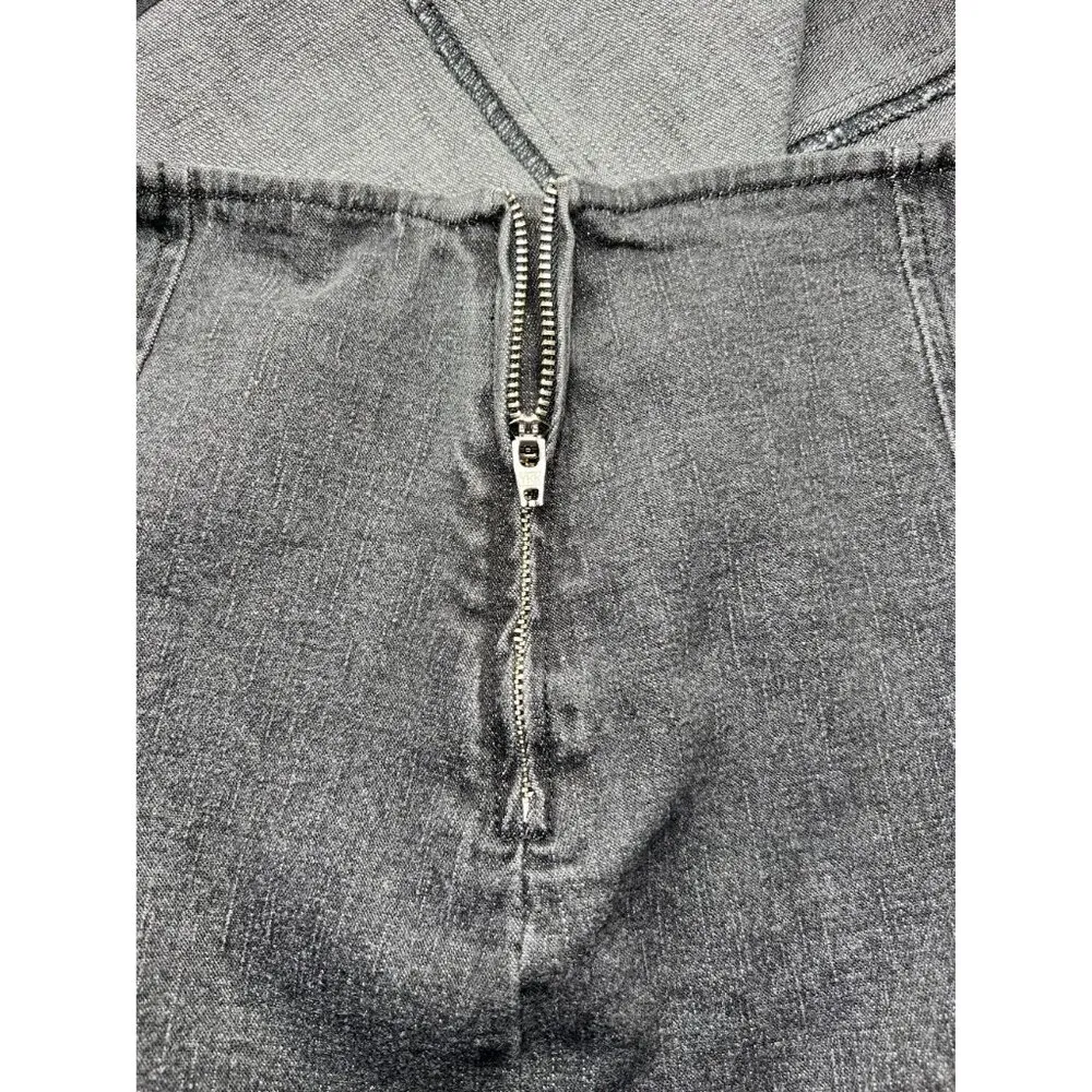 United Colors Of Benetton VTG  Denim Skirt Stretch Size 8 - Image 8