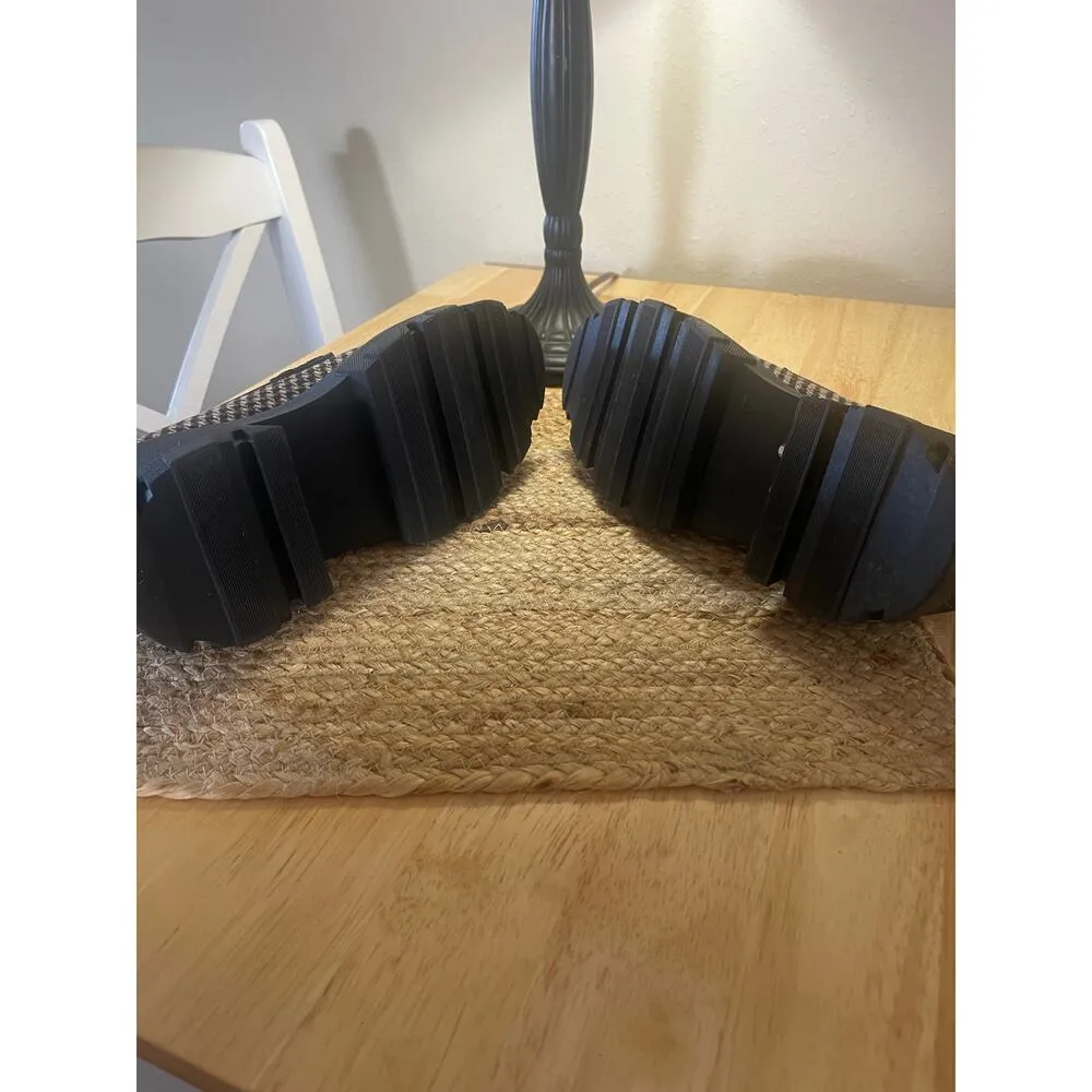 Steve Madden Women's Beth Heel Brown Plaid Loafer, S88 - Image 5