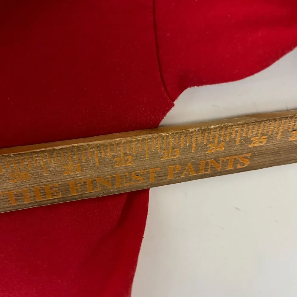 Vintage Y2K MacIntyre Park Middle School Bulldog T-Shirt XL Hanes Crew Neck Red - Image 7