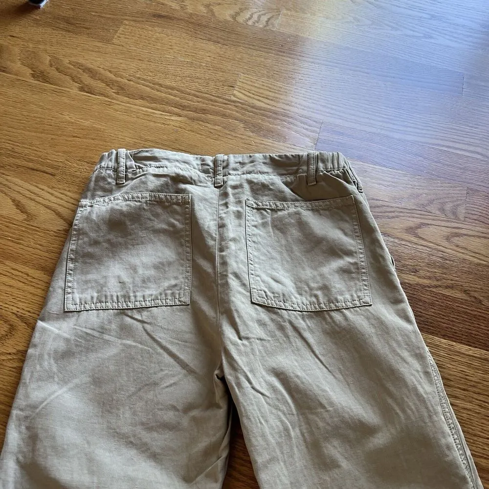 Maje Pants Palmier Beige Linen Blend Size 34 US XS Trousers Designer‎ Minimalist - Image 8