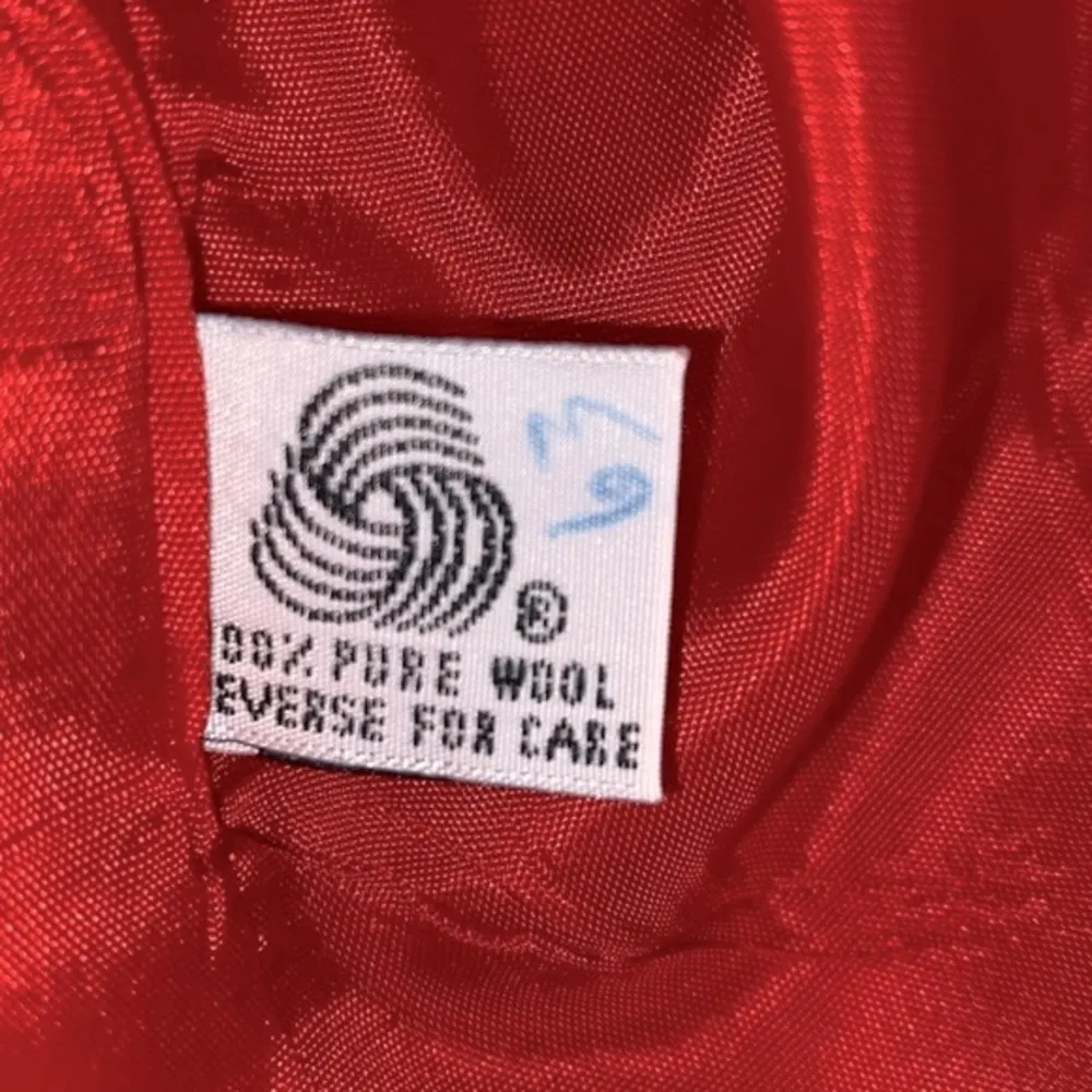 Dumas red blazer jacket pure wool size 4 - Image 8