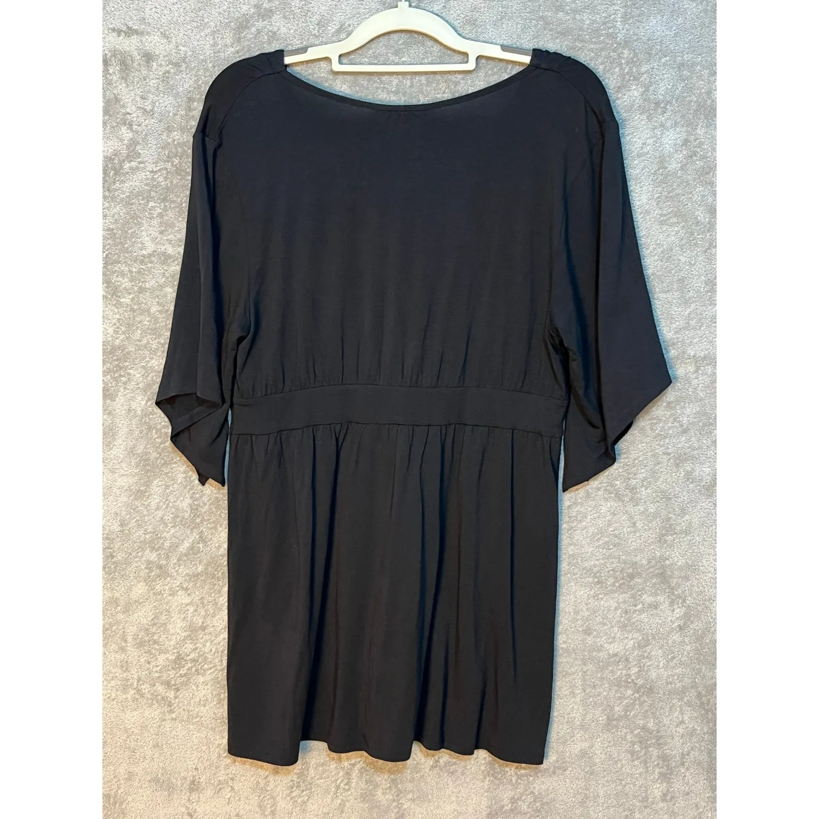 VTG Marc Bouwer Two Piece Capri Pant Set Medium Black Y2k Beaded Ruched NWOT - Image 6