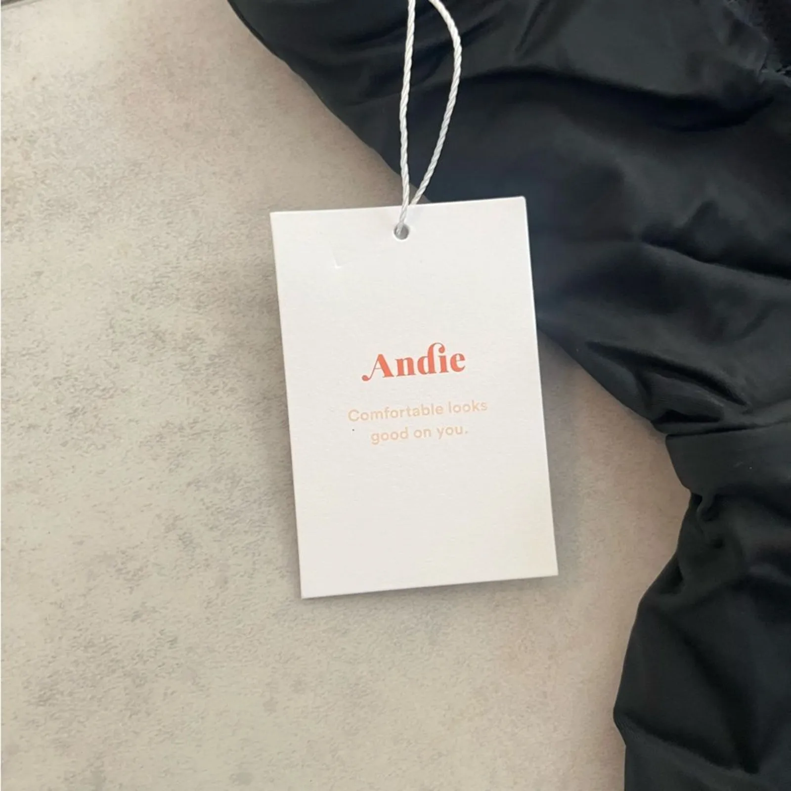 NWT Andie Swim Black Asbury One Piece XL Halter Open Back Crossback Crisscross - Image 9