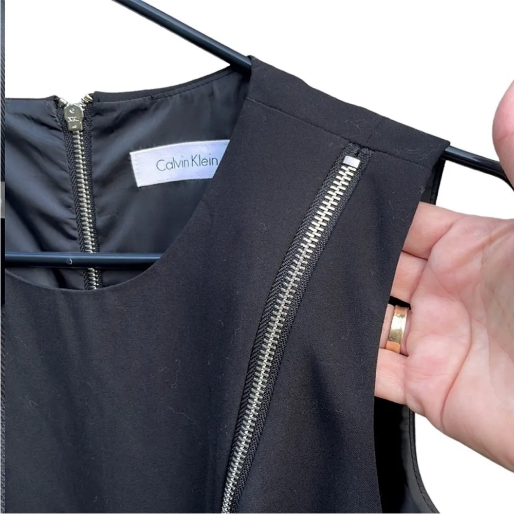 Nwt Calvin Klein Zipper Accent Sheath Dress - Image 2