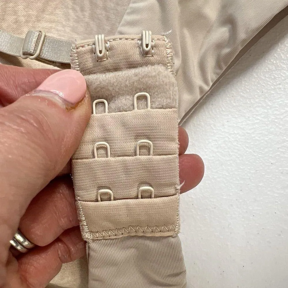 Maidenform 36B One Fab Fit Wireless Demi Bra Beige Lightly Lined Women’s Tan - Image 8