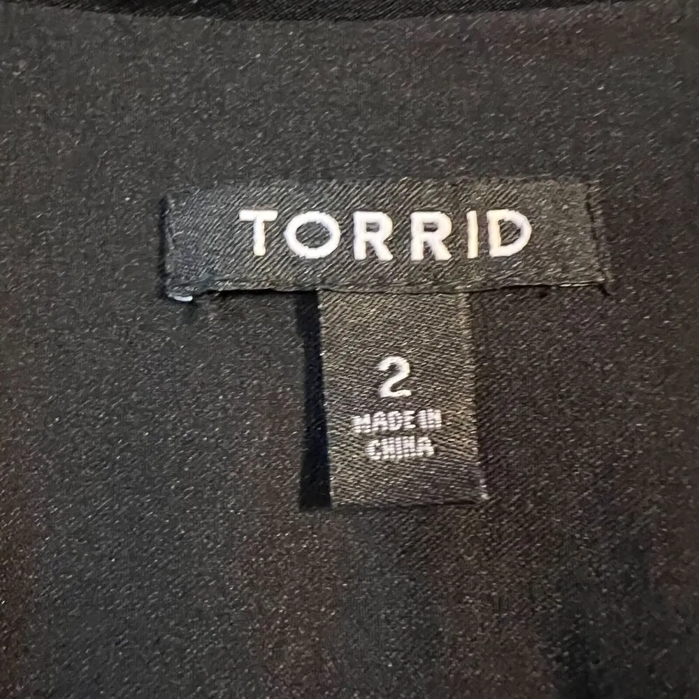 Womens Suit Jacket Blazer Stretch Open Front Pockets Long Sleeve Black - Image 7