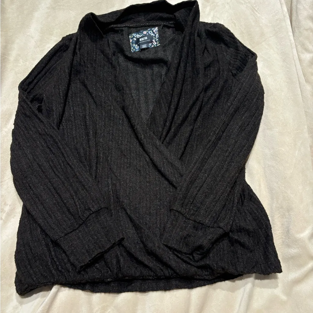 Maeve Rafela haci wrap sweater size large - Image 3