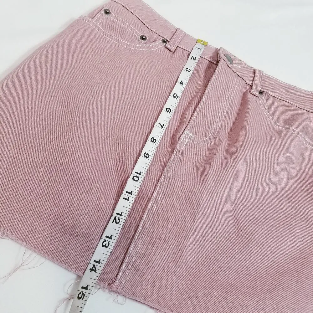Forever 21 Pink Denim Skirts - Image 7