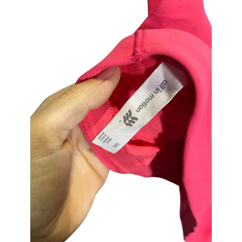 All In Motion XXL Pink Strappy Stretch Sports Bra nwot - Image 3