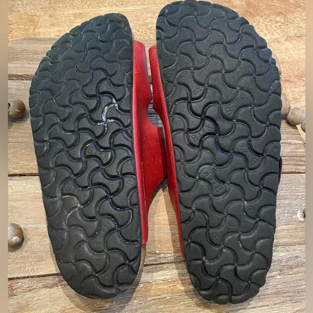 Birkenstock Women’s Size (See pics for measurements)‎ Red Arizona Sandals - Image 7