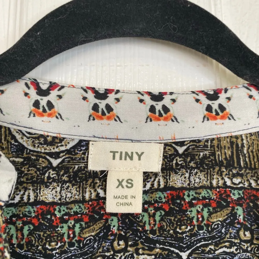 ANTHROPOLOGIE Tiny Brand Mollie Tunic Dress Boho Size XS Drop Waist Peasant - Image 6