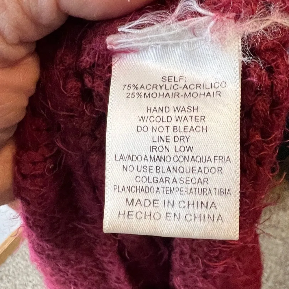 Half & Half Mohair Blend‎ Sweater Size M - Image 7