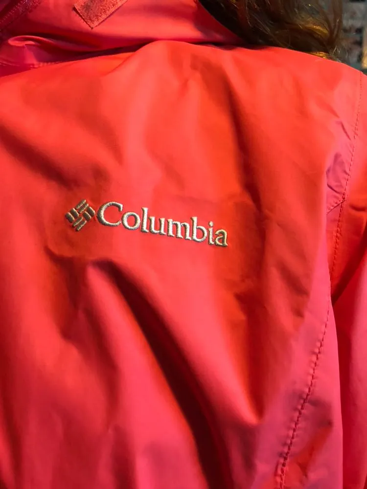 Columbia pink rain coat - Image 3