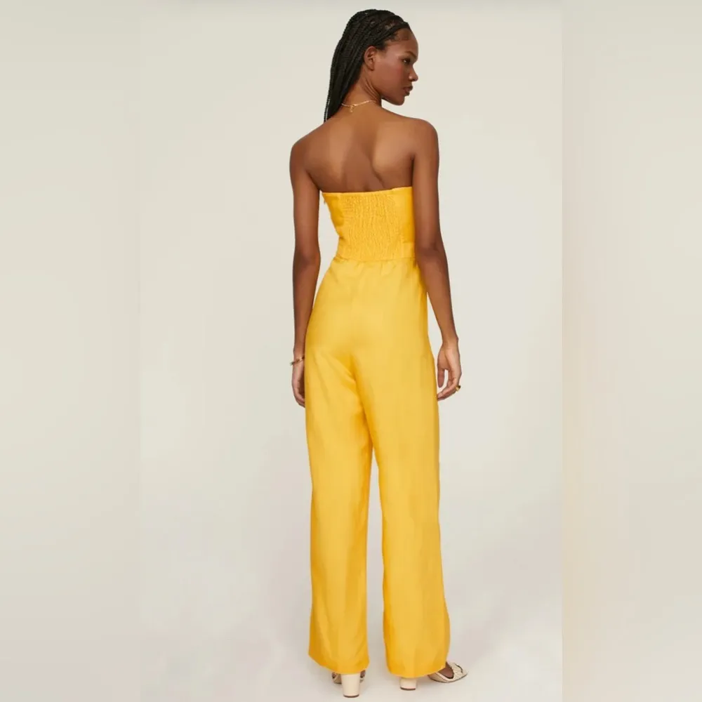 Derek Lam 10 Crosby x RTR Yellow Sleeveless Jumpsuit - Image 7