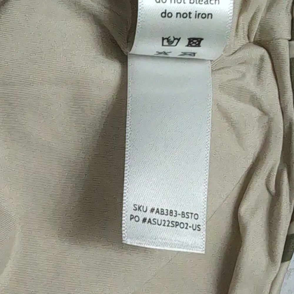 Andie The Hipster Bottom Bias Stripe Olive Animal Print Zebra Size M New - Image 10