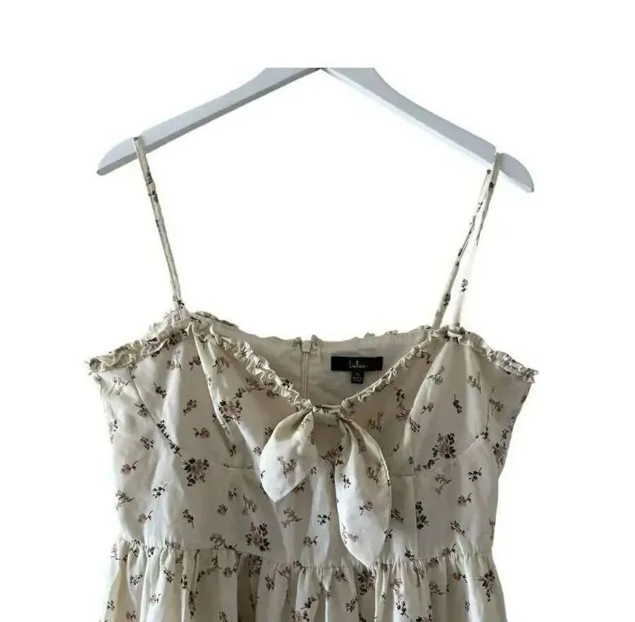 Lulu’s Romantic Muse Cream Floral Print Tie - Image 5
