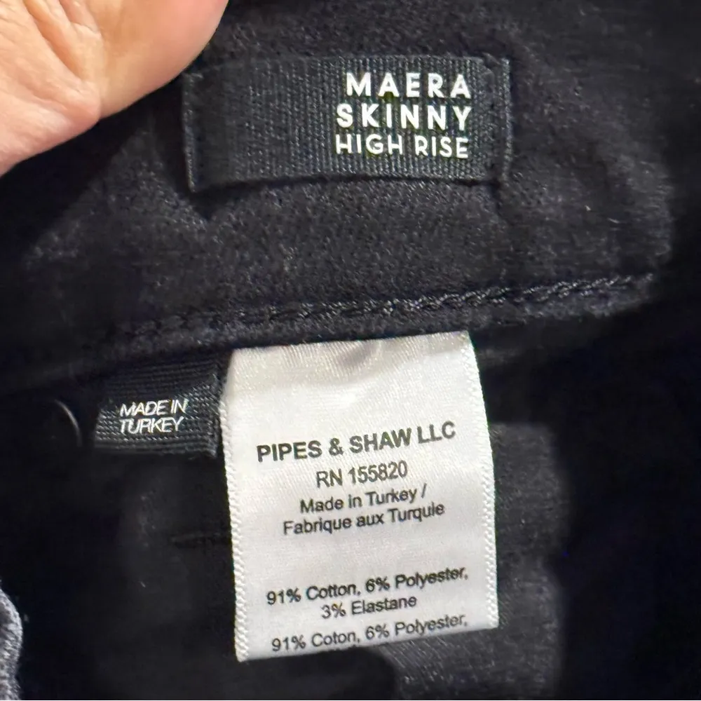 Veronica Beard Women’s Size 26 Onyx Maera Skinny High-Rise Button Fly Jeans EUC - Image 3