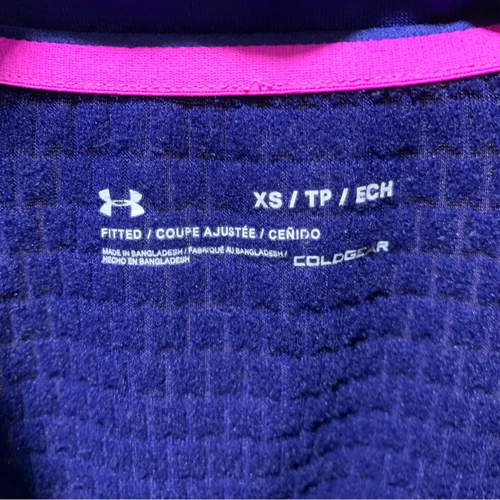 Under Armour Women's Quarter Zip Active Sweater Coldgear - Size XS - Image 4