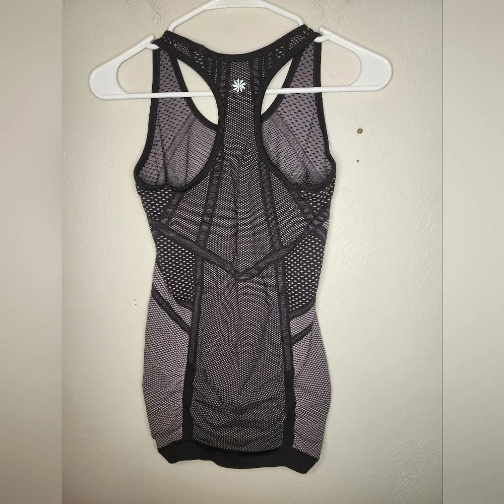 Athleta Black White Dotted Cinch Tank Size S - Image 5