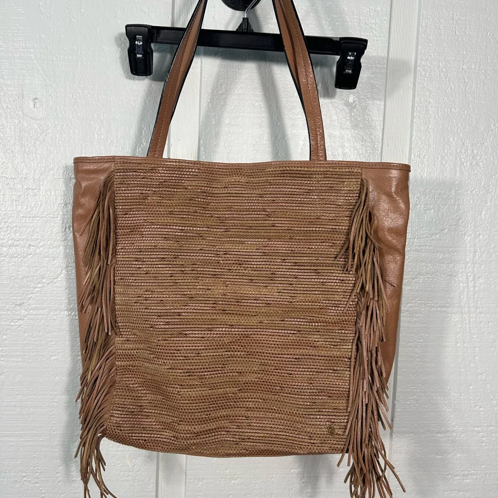 Elliott Lucca Bali '89 All Day Tote Bag, Almond Melaya, 16x13 inches EUC - Image 2