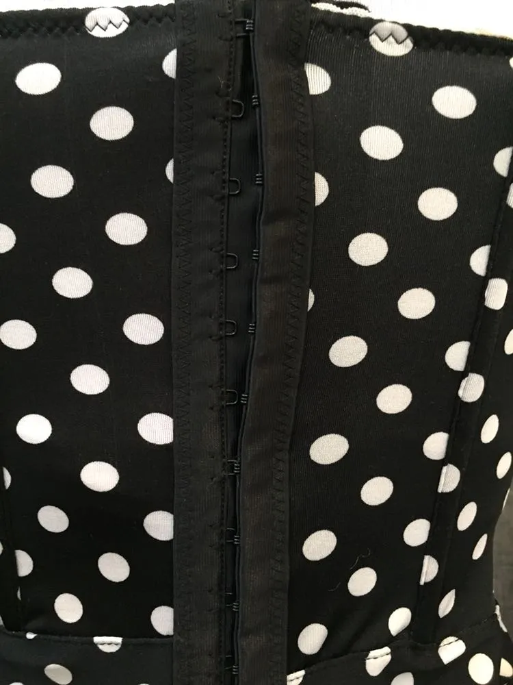 Planet Lingerie Corset Ruffle Polk-a-dot Top  - Image 5