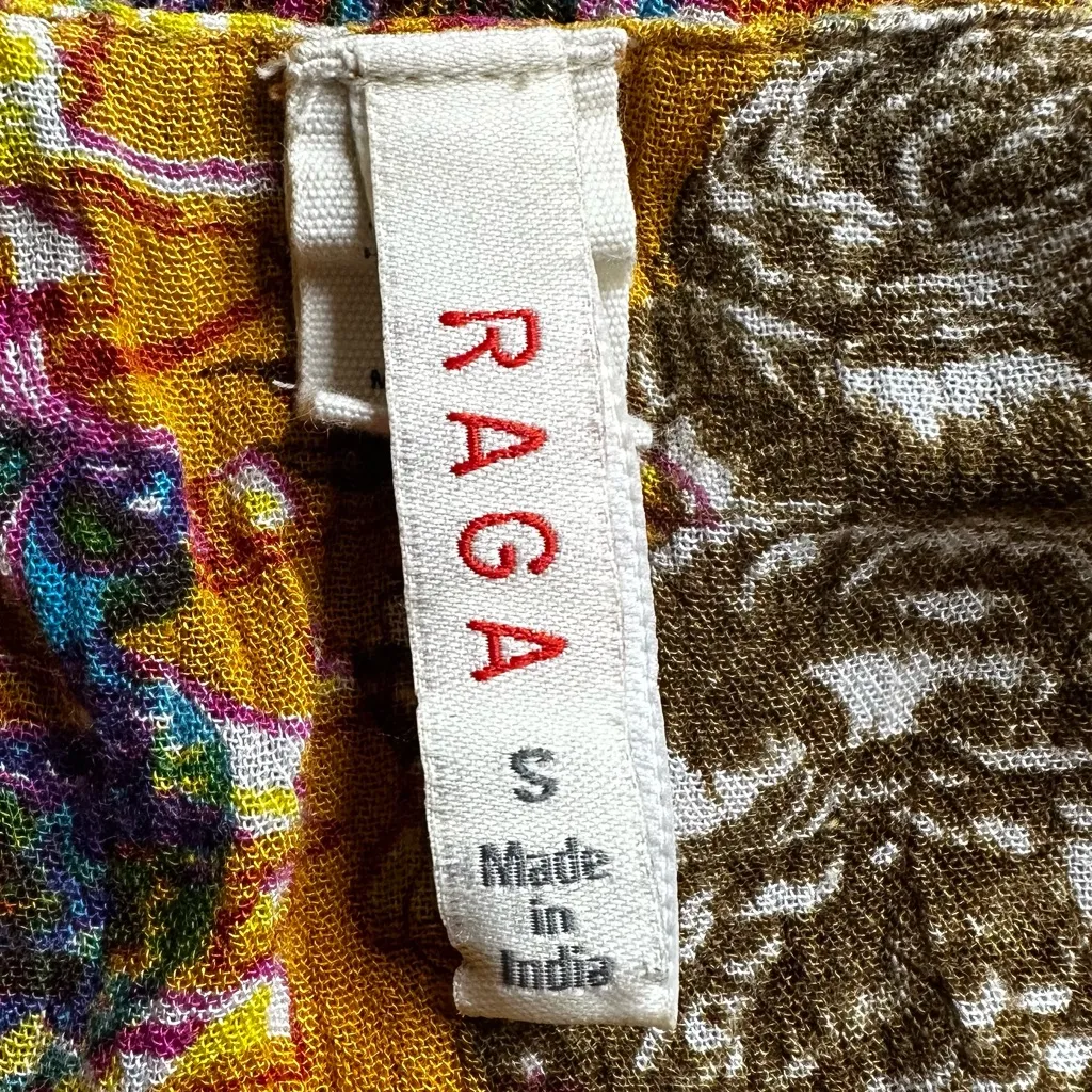 Anthropologie Raga Bohemian Embroidered Parkland Peacock Maxi Dress, Sz Small - Image 12